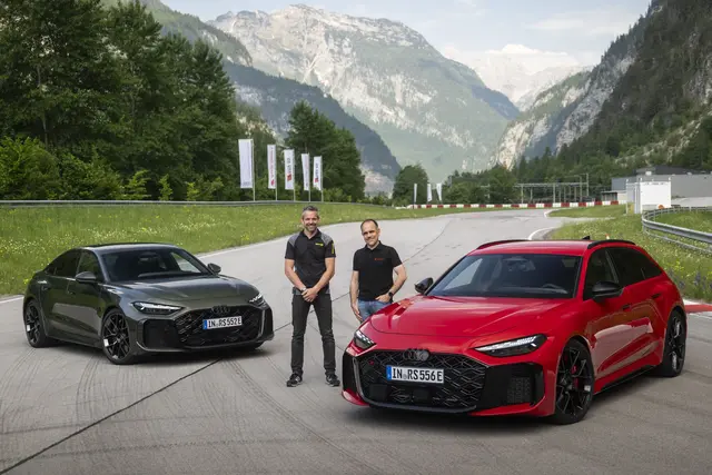 Internationale Audi-Veranstaltung im Fahrtechnik Zentrum