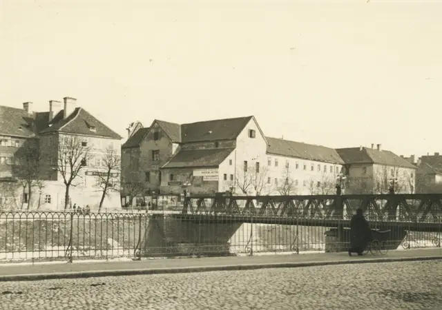 Tegetthoffbrücke in der Vergangenheit