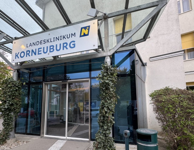 Der Krankenhausstandort Korneuburg bleibt bis zur Fertigstellung vom Klinikum Weinviertel Süd voll aufrecht.  | Foto: Stadtgemeinde Korneuburg