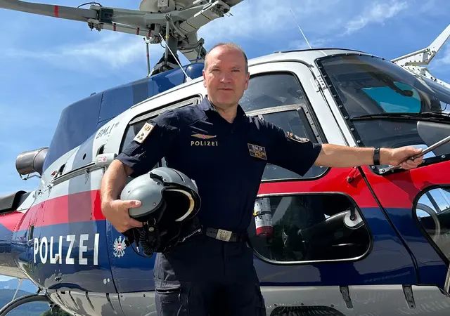 Chefinspektor Josef Samonig ist neuer Leiter der Flugeinsatzstelle Klagenfurt. | Foto: Polizei
