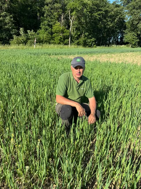Johann Krammel am Feld. | Foto: privat