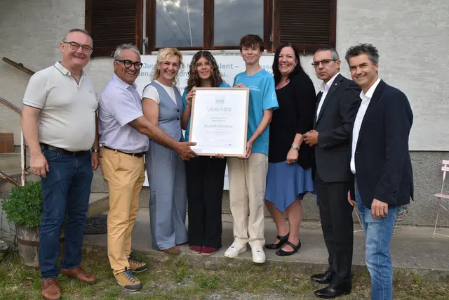Mittelschule Kohfidisch erste offizielle 