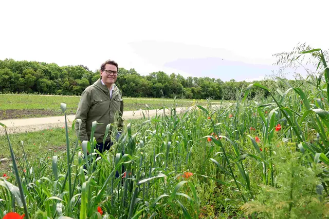 Für Klimastadtrat Jürgen Czernohorszky spielt der Park der Artenvielfalt im 22. Bezirk eine wichtige Rolle für die Biodiversität der Stadt Wien. | Foto: Stadt Wien/Votava