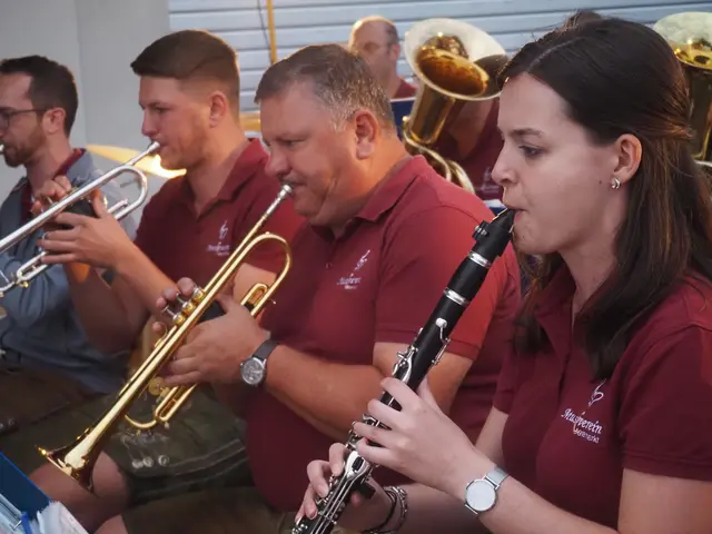 Der Musikverein Kefermarkt beim Proben. | Foto: MV Kefermarkt