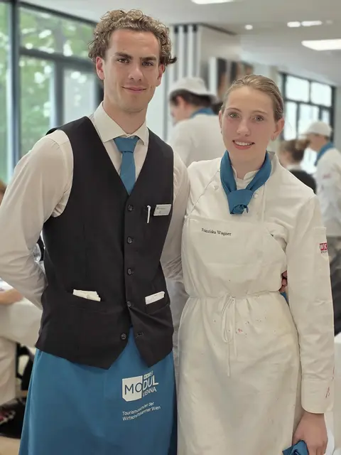Paul und Franziska überzeugten mit ihrer Prüfungsleistung. | Foto: WKW