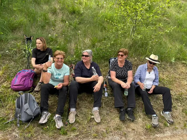 Wer rastet, der rostet. Aber eine Pause war schon in Ordnung. | Foto: Holzmann
