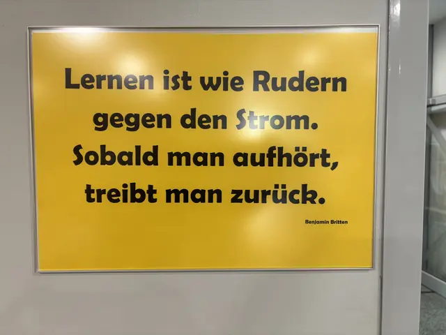 Ein Sinnspruch an der Wand der Volksschule Durchlaufstraße. | Foto: Mathias Kautzky/MeinBezirk