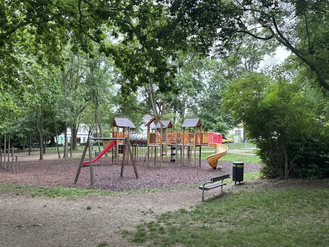 Im Ölzeltpark in Mauer gibt es einen Spielplatz.  | Foto: Marlene Graupner/MeinBezirk