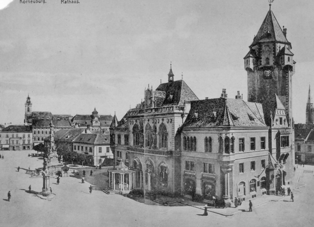 Architekt Max Kropf erschuf 1894 das Rathaus.  | Foto: Stadtgemeinde Korneuburg