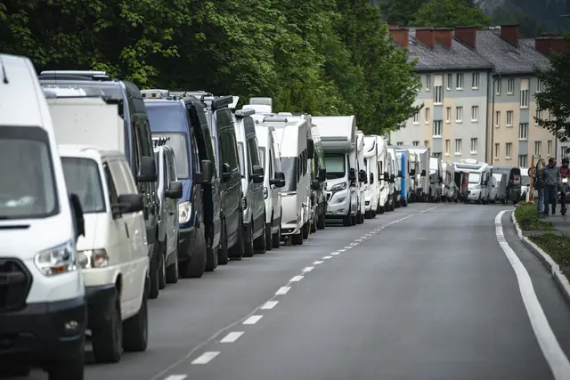 Fahrzeugkolonne