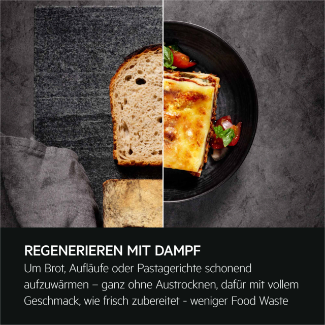 Weniger Food Waste dank schonender Aufwärmung | Foto: AEG/MF Küchen &amp; Wohnen
