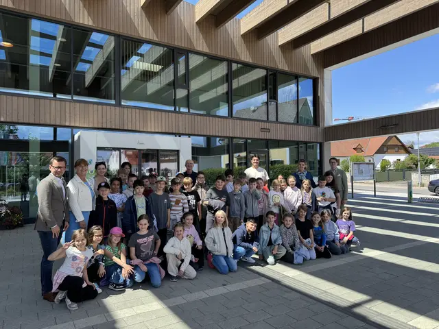 Die dritten Klassen der Volksschule Premstätten waren zu Gast im Rathaus. | Foto: Marktgemeinde Premstätten