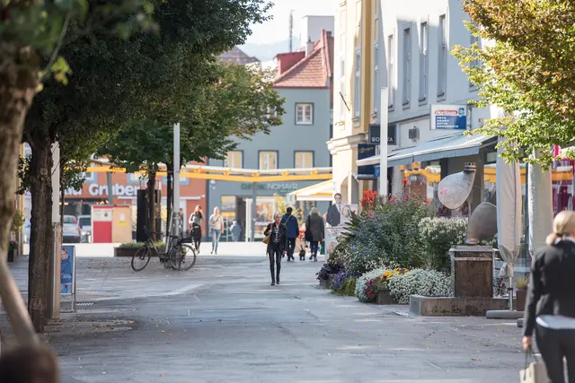 Die Innenstadt von Bruck an der Mur soll mit verschiedenen Maßnahmen attraktiviert werden.  | Foto: Stadt Bruck/Paller