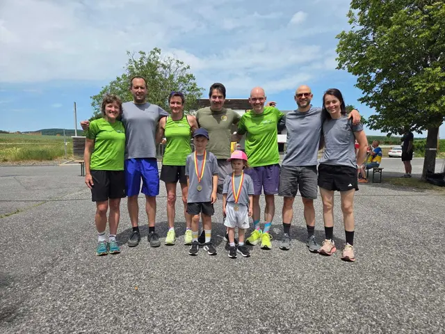 Athletinnen und Athleten des LAC Unlimited zeigten beim Wein-Berg-Lauf in Neckenmarkt starke Leistungen. | Foto: LAC Unlimited