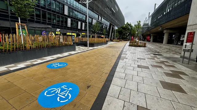 Die neue Radspur ist besser gekennzeichnet als zuvor. | Foto: Andreas Pölzl/MeinBezirk