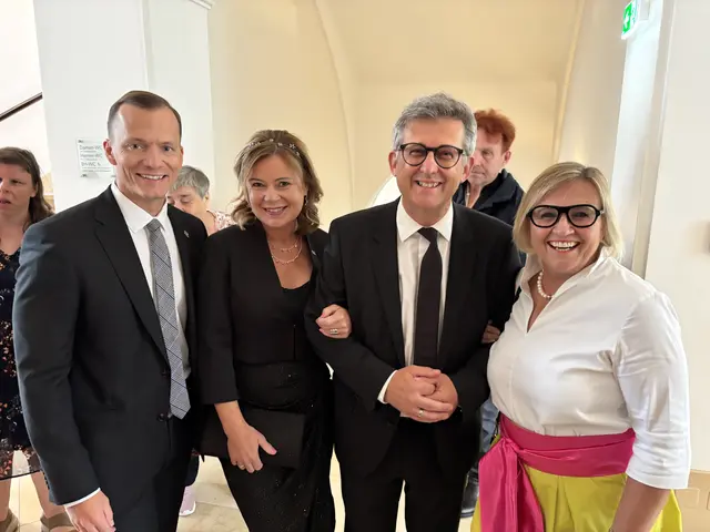 Starke ÖVP-Riege: Nikolaus Dopler, Sabine Gremel, Wolfgang Horvath und Bettina Mittermann. | Foto: Zezula
