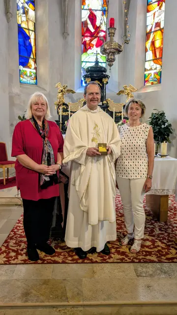 Helene Kleebinder, Pfarrer Dr. Josef Seeanner, Franziska Pamberger | Foto: Pfarrgemeinde Wölbling
