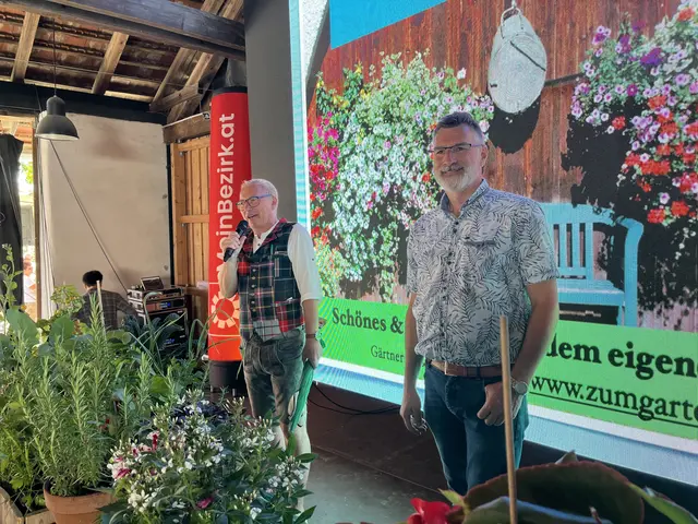 Klaus Wenzel hielt einen Vortrag zum natürlichen Gärtnern. | Foto: Brigitte Gady