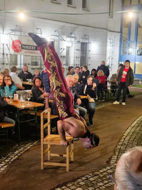 Alexander Schneller bei seinem Auftritt | Foto: em