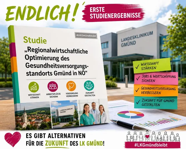 Endlich! Erste Studienergebnisse, Verein LKGmündbleibt Informiert ! Unser Krankenhaus Gmünd !