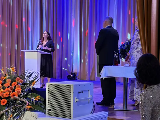 Lisa Wiedermann bei ihrer Dankesrede. | Foto: Zezula