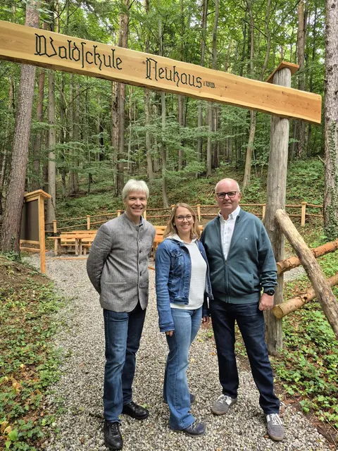 Neueröffnung Waldschule in Neuhaus. | Foto: Marktgemeinde Weissenbach