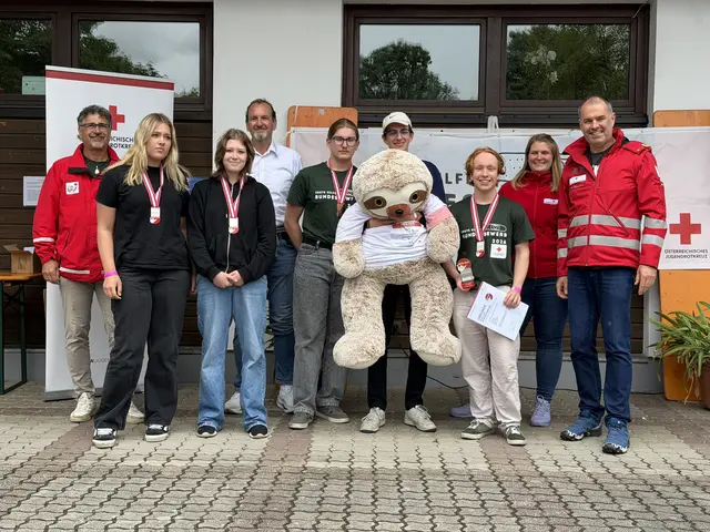 Das Team der HTL Villach | Foto: ÖRK/Konrad Janssen