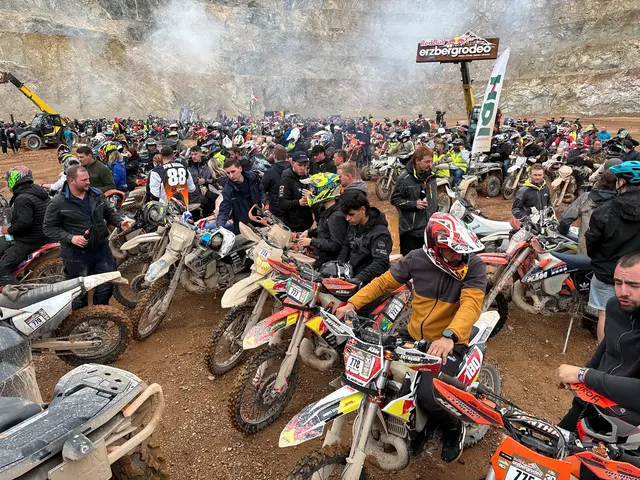 Tausende Motorräder formen das größte Gruppenfoto der Motorsport-Geschichte
