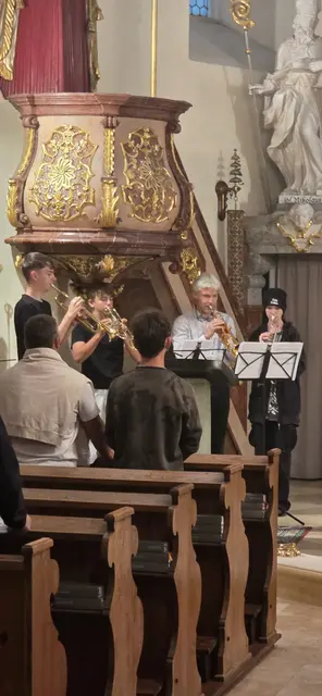 Für eine feierliche Umrahmung sorgten die Jugendbläser. | Foto: Marktgemeinde Weissenbach