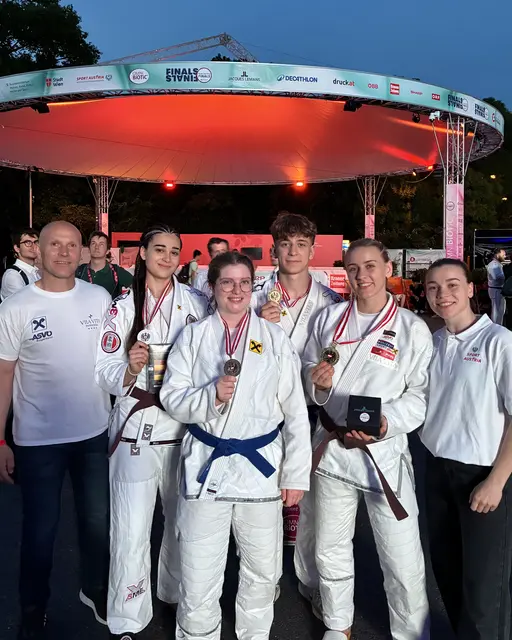 Vier Top-Platzierungen für den Jiu Jitsu Club "Vila Vita Pannonia" Wallern.  | Foto: Jiu Jitsu Club "Vila Vita Pannonia"