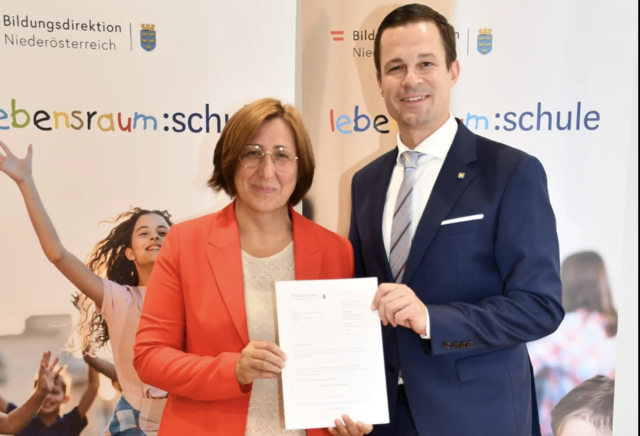 Martina Auß an Spitze der Mittelschule Horn