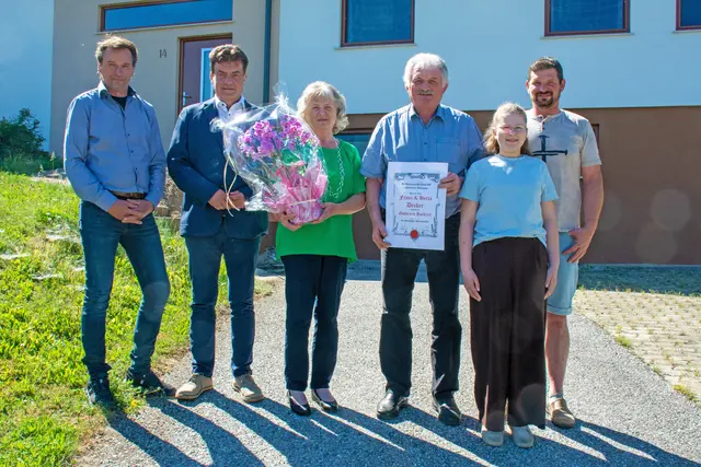 Goldene Hochzeit für Herta und Franz Decker