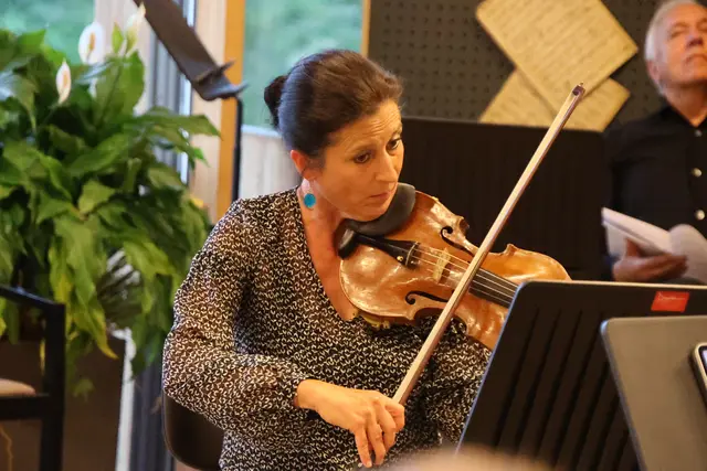 „Kleine Schubertiade“ mit Violinistin Marianne Riehle.