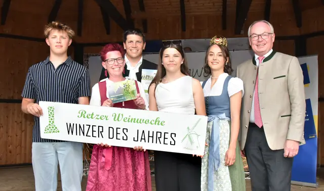 Das Weingut Puhr aus Obermarkersdorf wurde als Winzer des Jahres ausgezeichnet. | Foto: Herbert Schleich