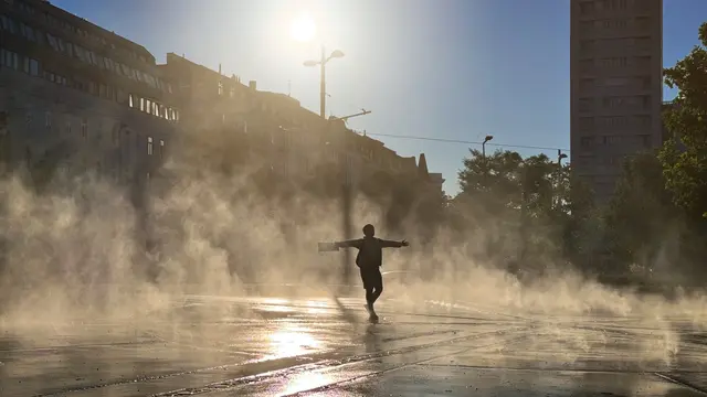 Wenn das Smartphone den perfekten Praterstern-Moment einfängt