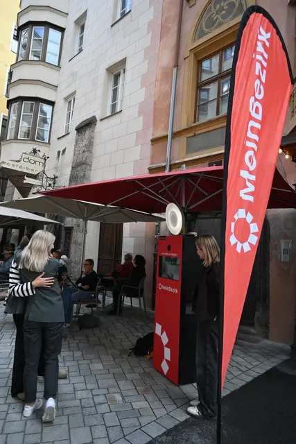 Auch die MeinBezirk-Fotobox war vor Ort und wurde fleißig genutzt.  | Foto: Königer