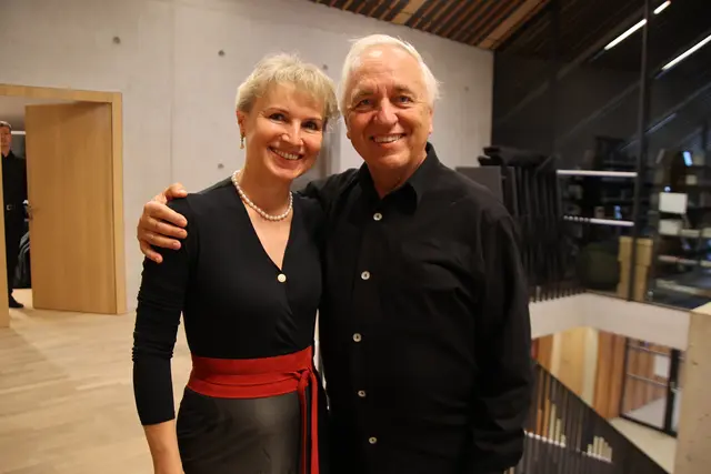 Vierhändig am Bösendorfer: Tünde Kurucz und Imre Rohmann.