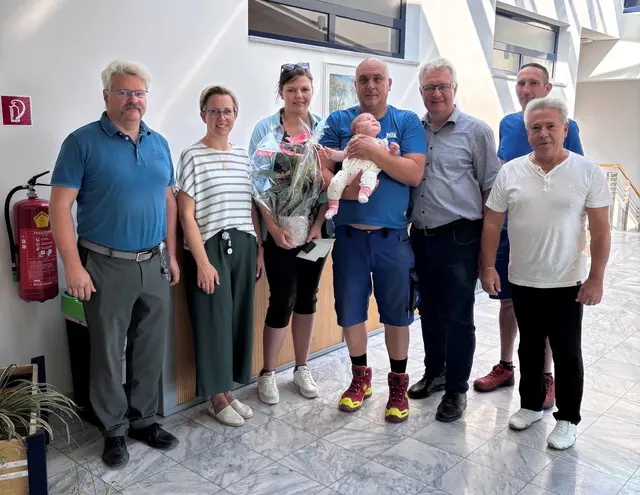 Wasserleitungsverband gratuliert zur Geburt