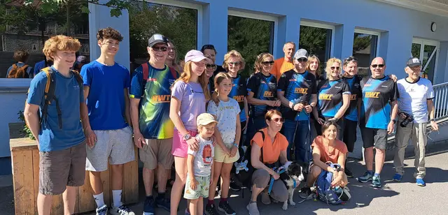 Start der Wanderung bei der städt. Turnhalle Traismauer 