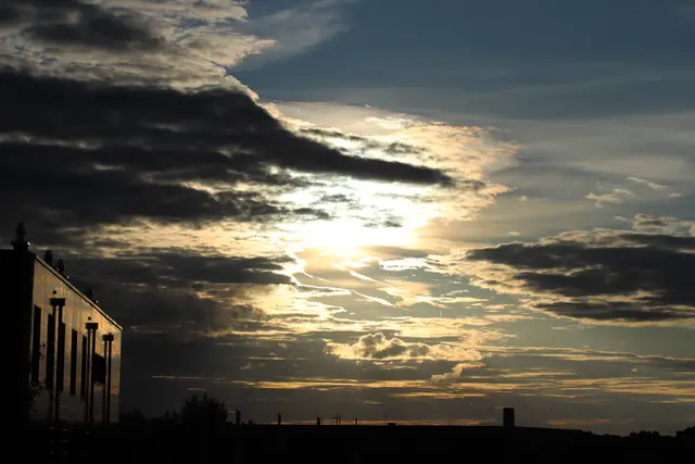 ...Wolkenstimmung um 20h15