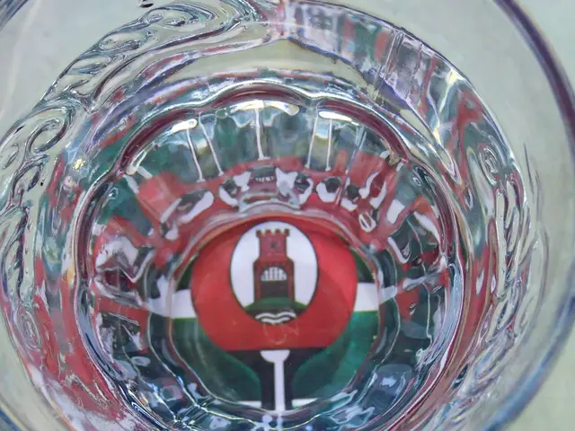Wappen durchs Glas fotographiert von Sabina Naber 