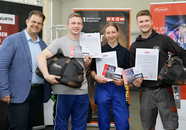 Metalltechnik-Talent aus Güssing gewinnt Landeslehrlingswettbewerb