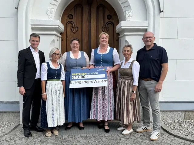 Goldhaubengruppe unterstützt evangelische Pfarrgemeinde Wall
