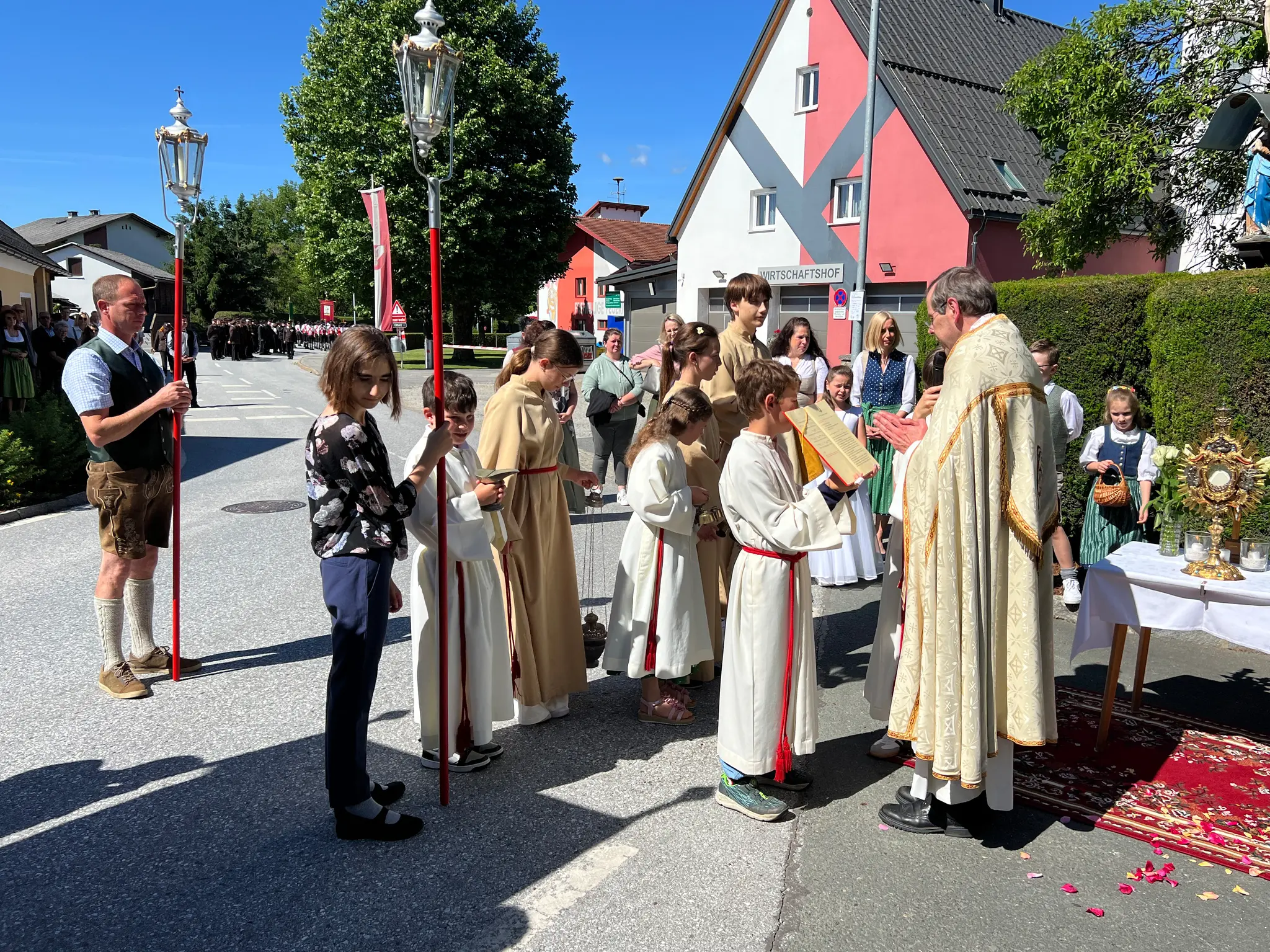 Corpus Christi Celebration and Procession in Mooskirchen Parish