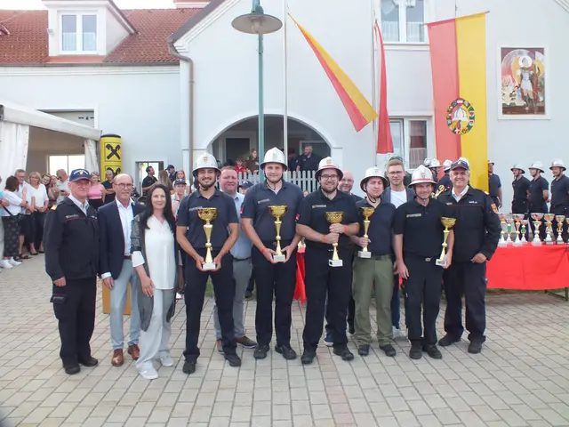 Die Top 5 Bewerbsgruppen in Bronze: Frankenau, Oberloisdorf, Lebenbrunn, Kroatisch Geresdorf und Karl.  | Foto: Alena Kulman