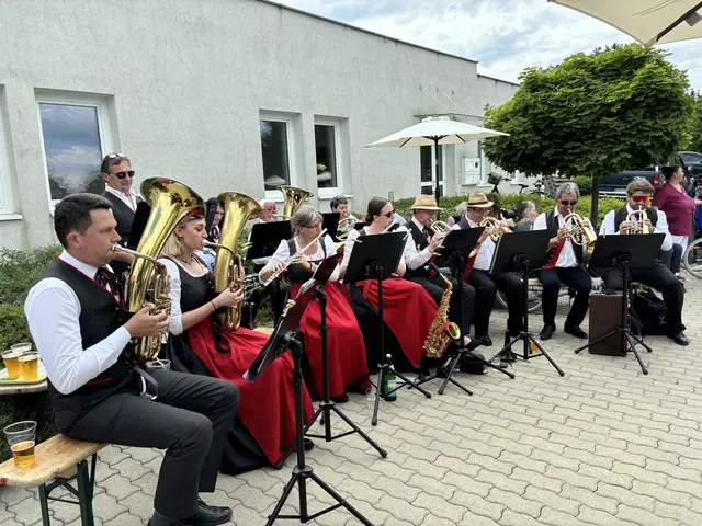 Der Musikverein Draßburg sorgte für musikalische Unterhaltung.  | Foto: MeinBezirk/Barbara Babonitsch-Diewald