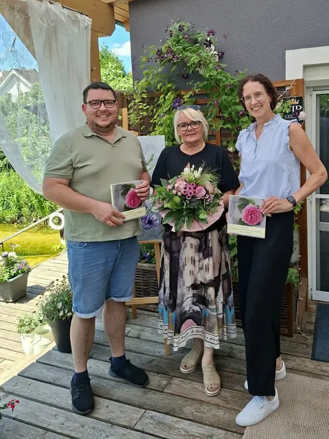 Lilia Olchowa präsentiert neues Buch - und feiert gleichzeit