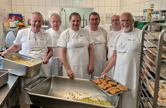 BGM Martin Leonhardsberger (Mank), August Weilharter (Öko-Dorf), STR Mario Burger (St. Pölten), Hubert Luger (Haunoldstein), Georg Neuhauser (Öko-Dorf) und BGM Kurt Wittmann (Rabenstein).