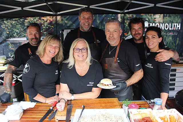 Küchenteam des Grillvereins Genusslawine