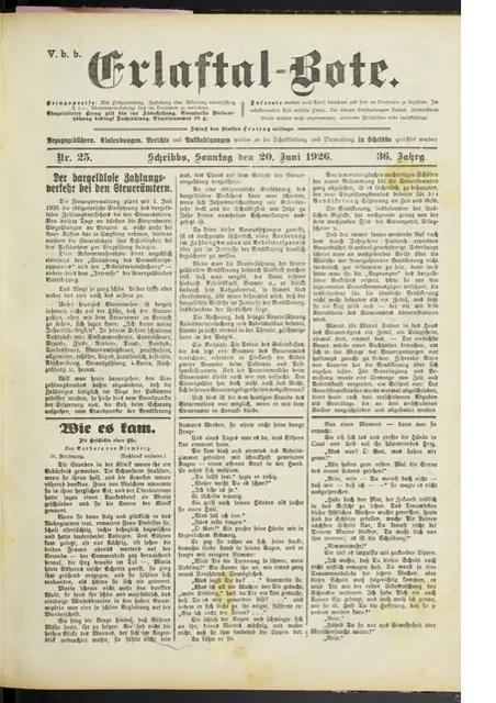 Von der Erhebung des Marktes Scheibbs zur Stadtgem